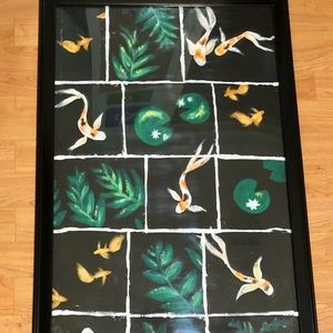 Brick Pond Acrylic Painting